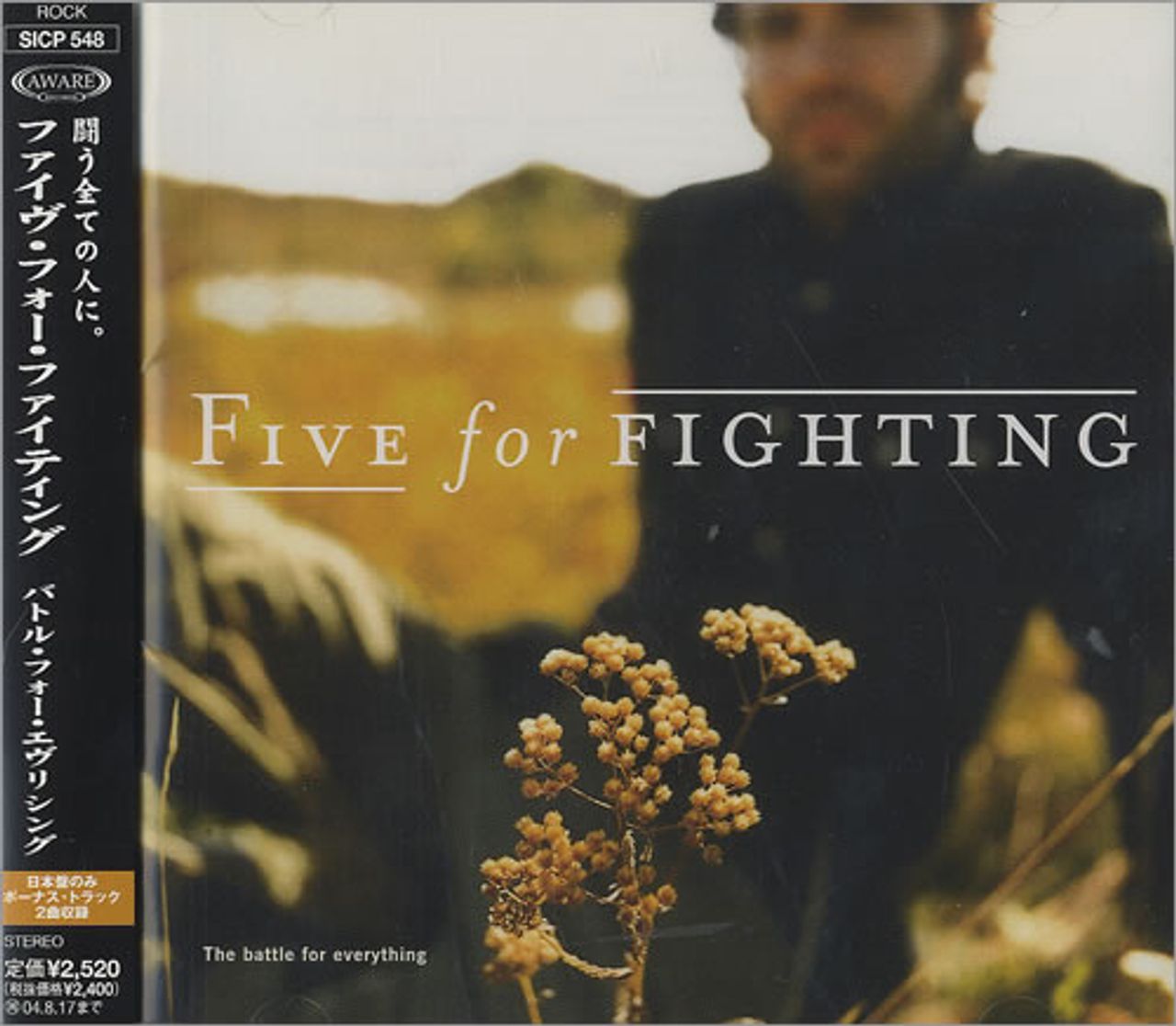 Five For Fighting The Battle For Everything Japanese Promo CD album (CDLP) SICP-548