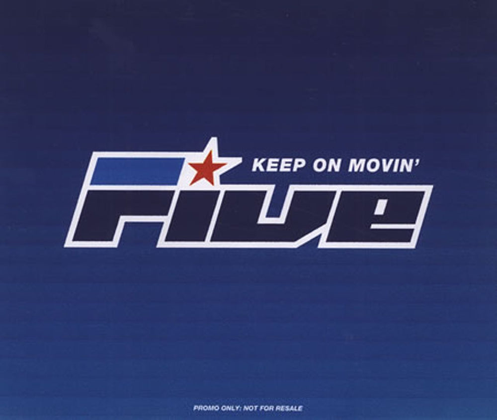 Five Keep On Movin' UK Promo CD-R acetate CD ACETATE