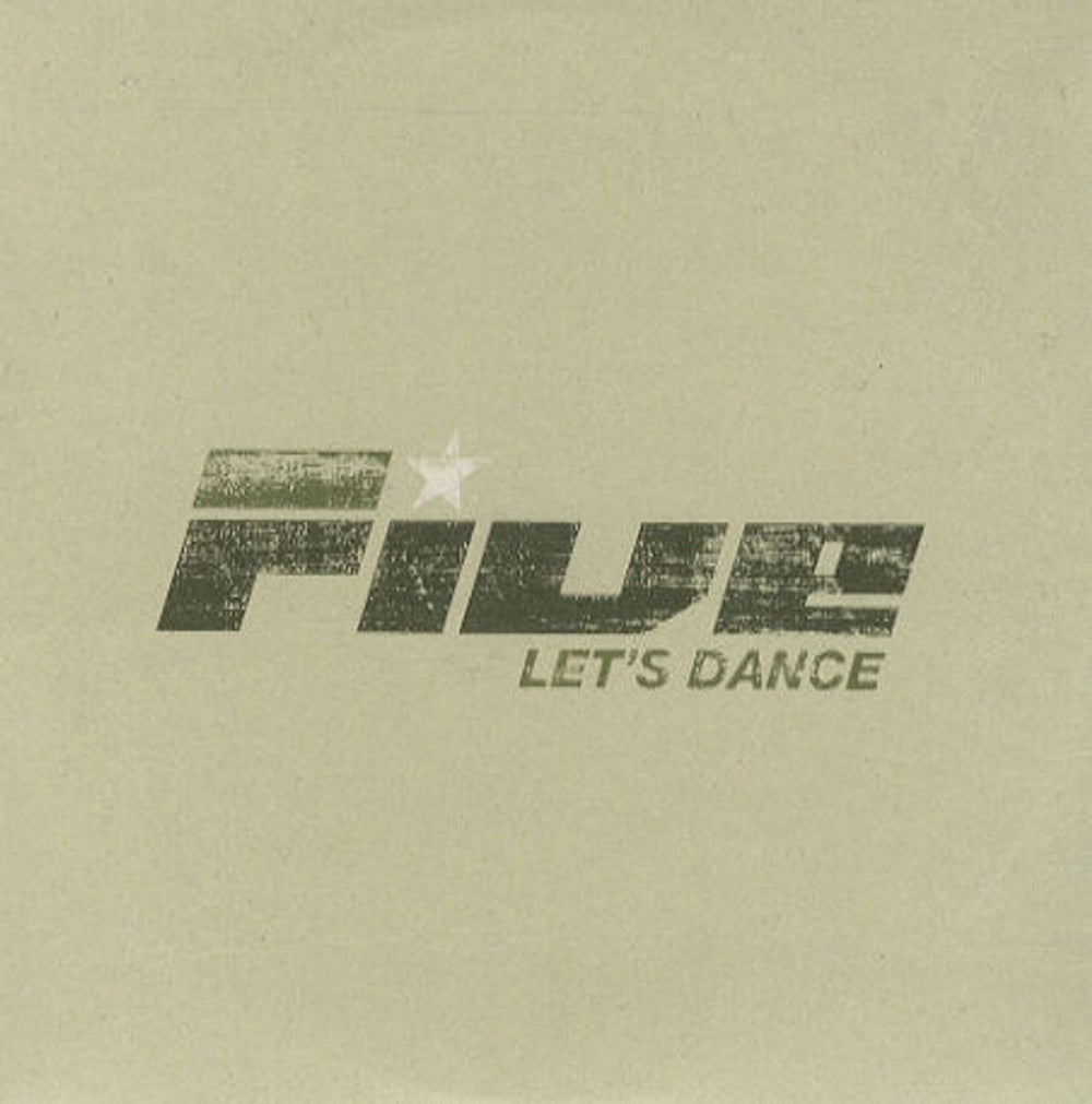 Five Let's Dance UK Promo CD single (CD5 / 5") LETSDANCE5