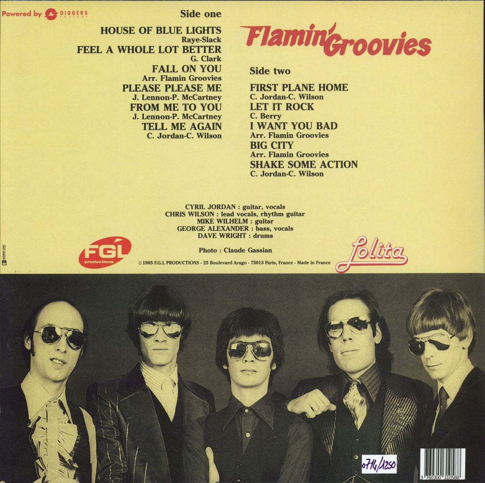 Flamin' Groovies Live At The Whiskey A Go-Go '79 - Red vinyl French vinyl LP album (LP record) FLALPLI769046