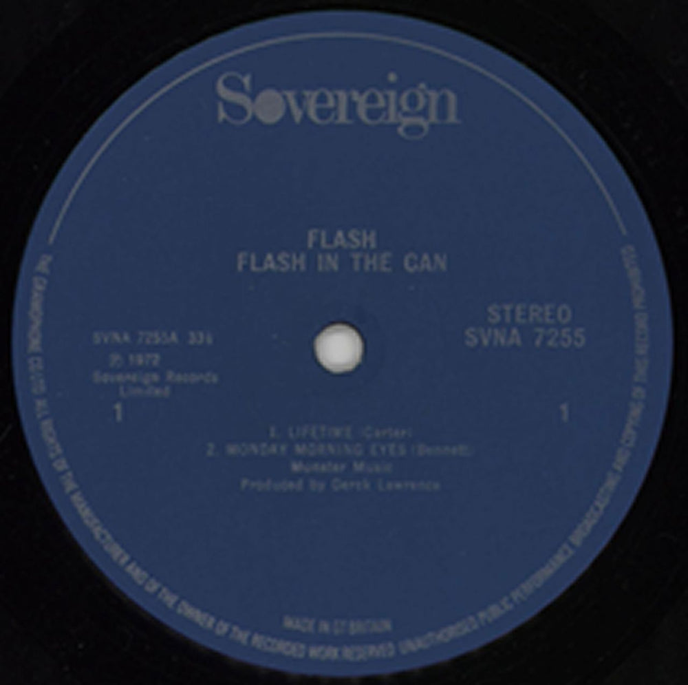 Flash (70s) In The Can - EX/VG UK vinyl LP album (LP record) F-SLPIN662513