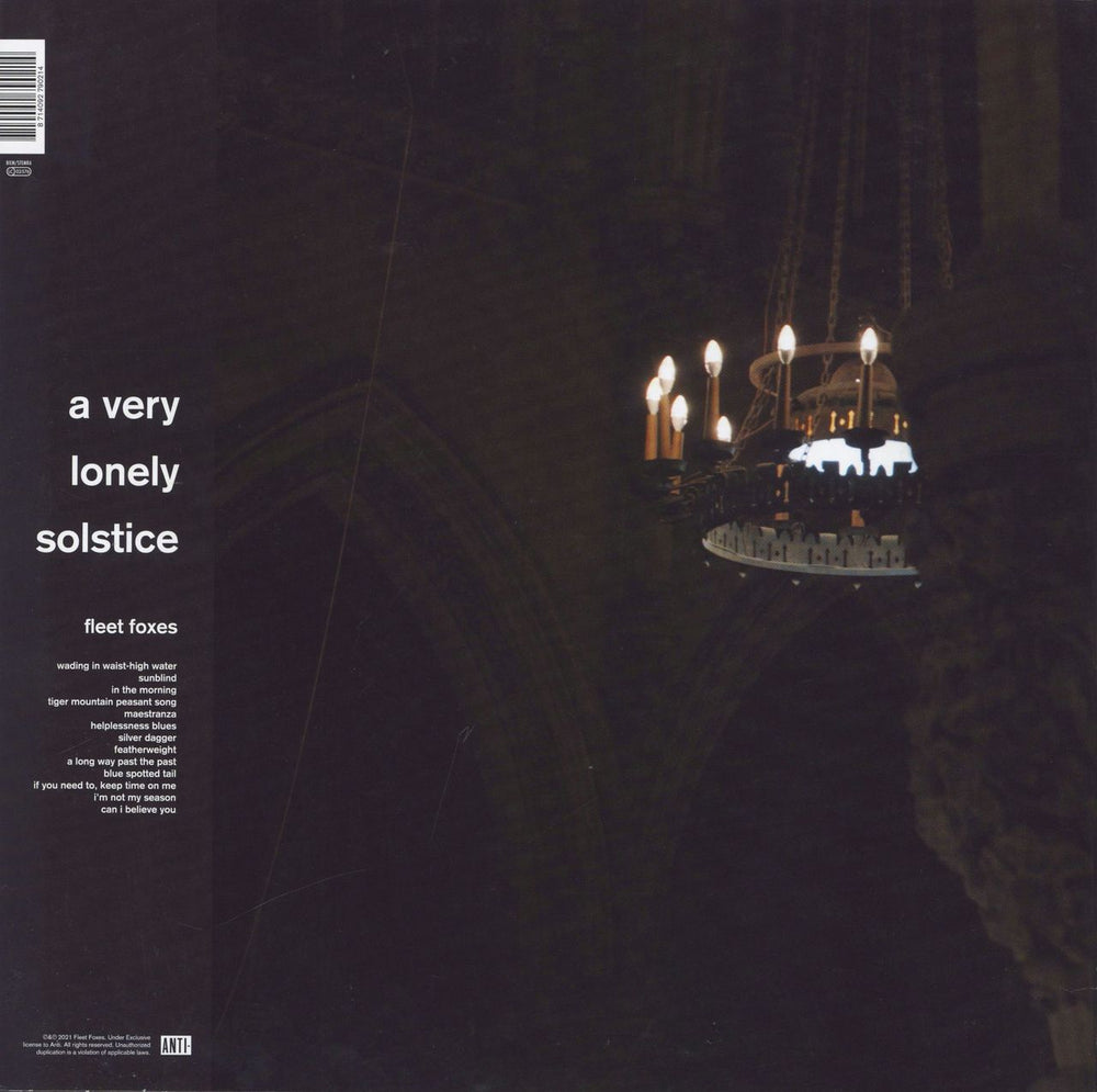 Fleet Foxes A Very Lonely Solstice UK vinyl LP album (LP record) 8714092790214
