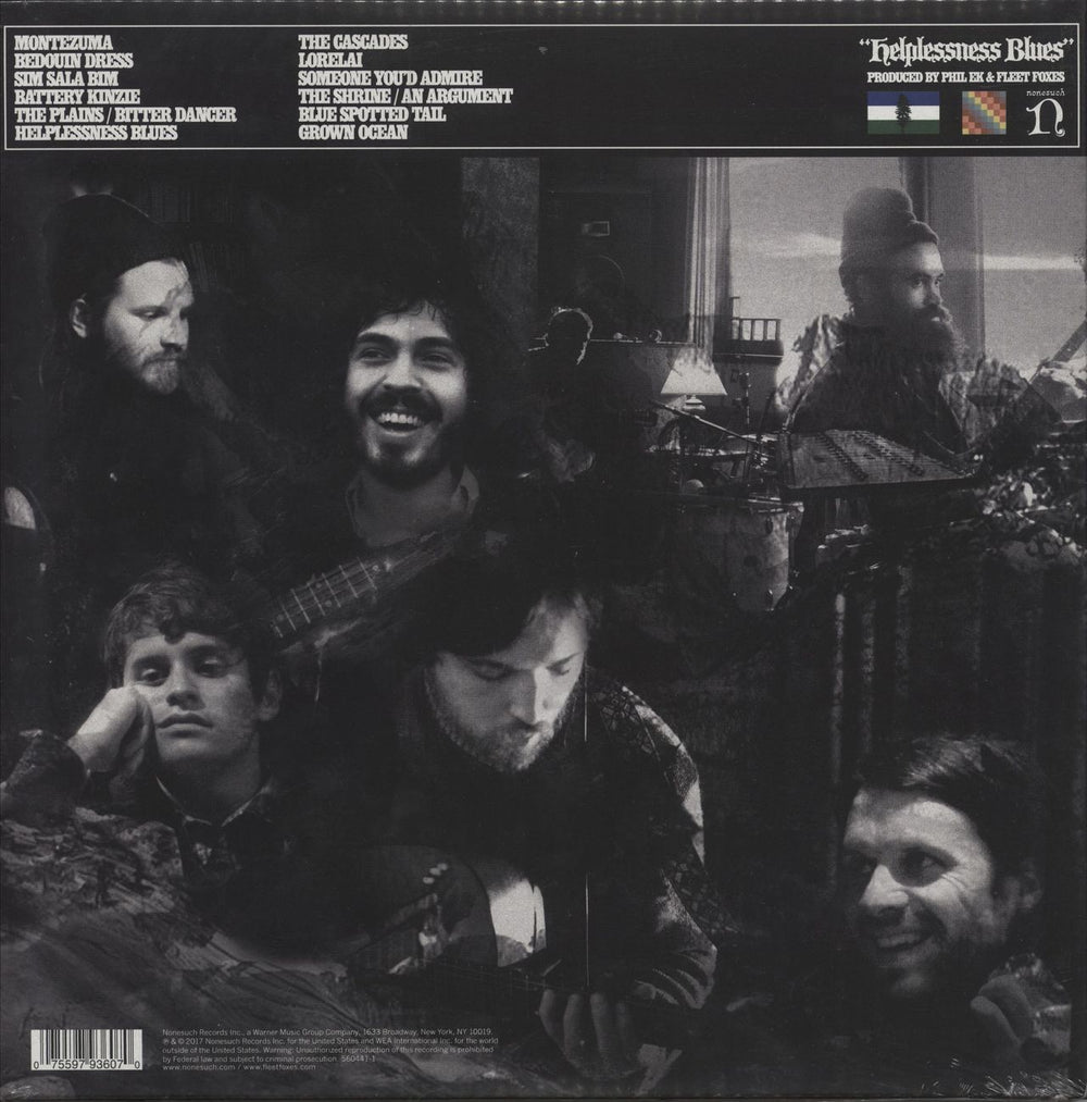 Fleet Foxes Helplessness Blues  US 2-LP vinyl record set (Double LP Album) 075597936070