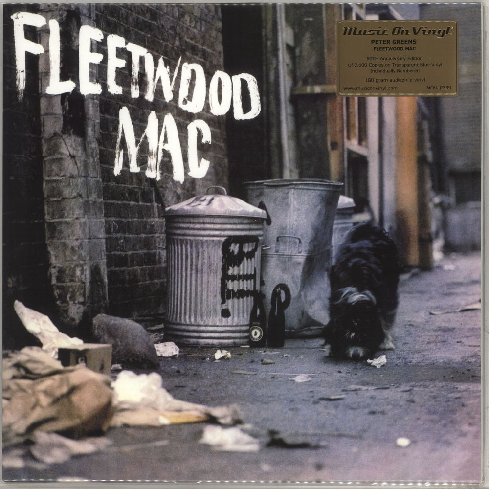 Fleetwood Mac Peter Green's Fleetwood Mac - 50th Anniversary Blue Vinyl UK vinyl LP album (LP record) MOVLP339