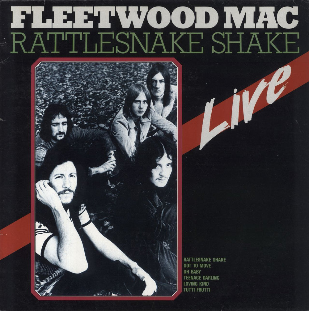 Fleetwood Mac Rattlesnake Shake 'Live' German vinyl LP album (LP record) 39006