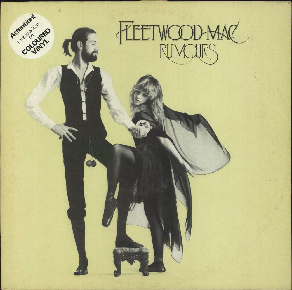 Fleetwood Mac Rumours - White Vinyl - Hype Sticker - EX Dutch vinyl LP album (LP record) WB56344