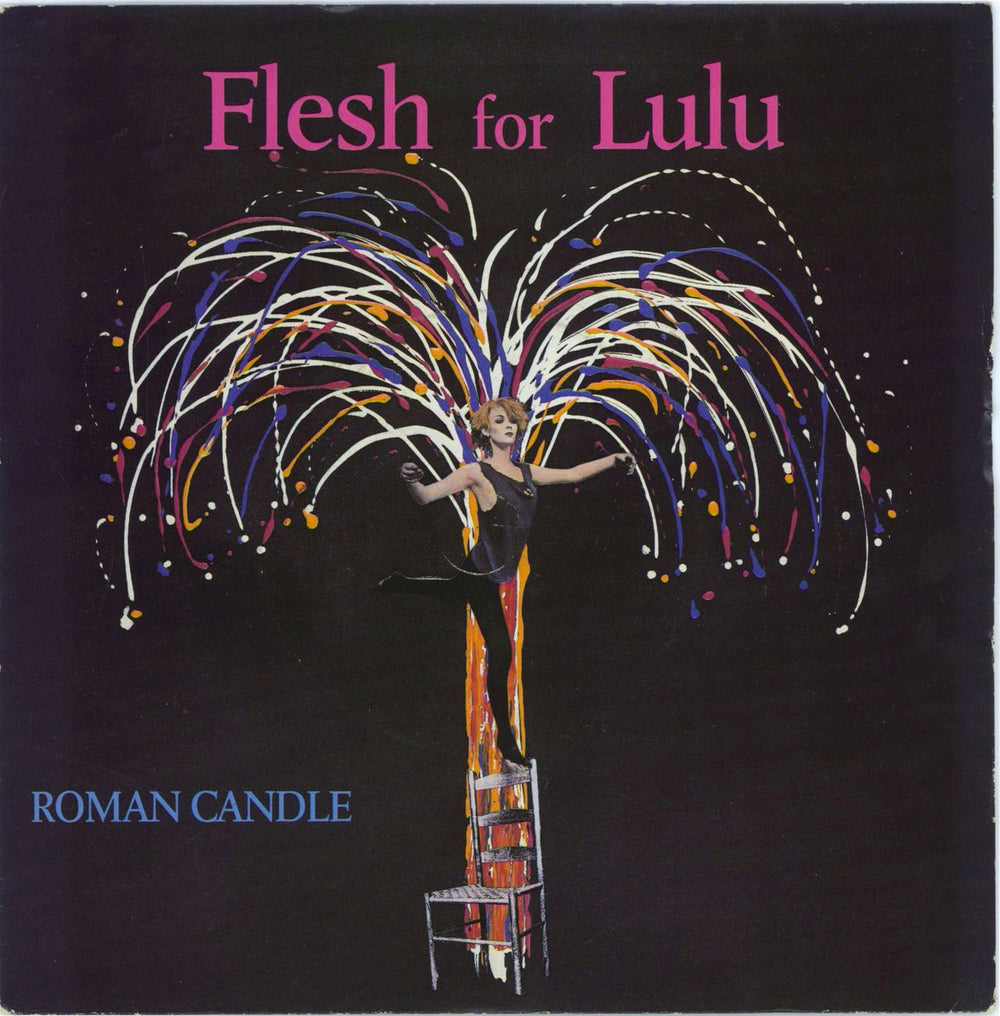 Flesh For Lulu Roman Candle UK 7" vinyl single (7 inch record / 45) POSP653