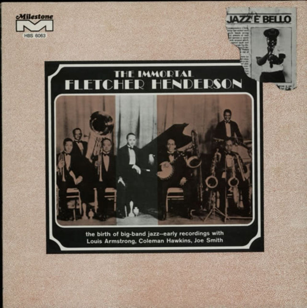 Fletcher Henderson The Immortal Fletcher Henderson Italian vinyl LP album (LP record) HBS6063