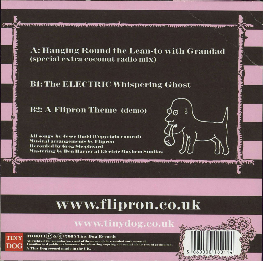 Flipron Hanging Round The Lean-to With Grandad UK 7" vinyl single (7 inch record / 45) 5060000180114