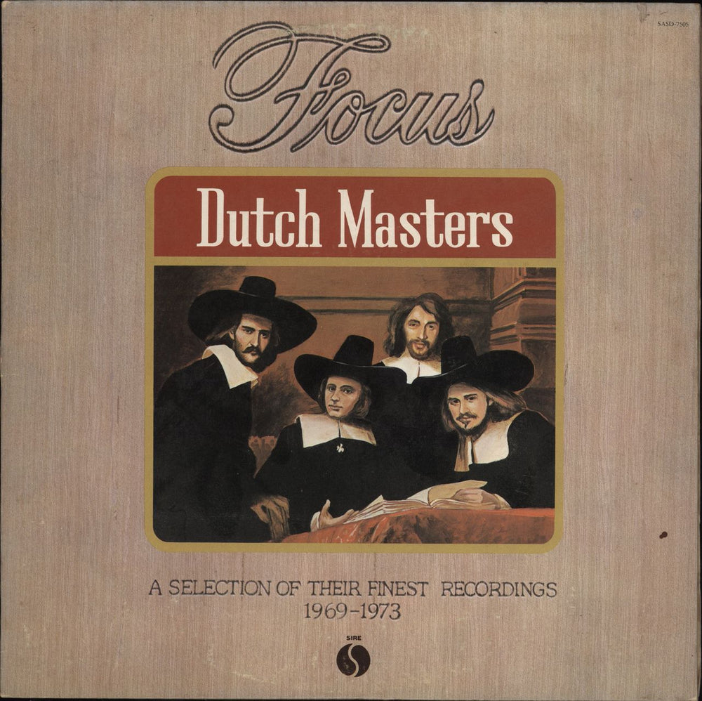 Focus Dutch Masters US vinyl LP album (LP record) SASD-7505