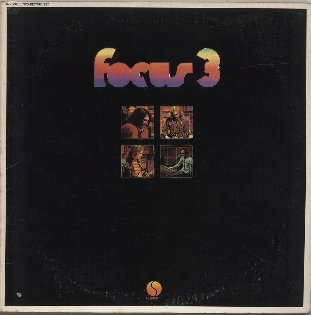 Focus Focus 3 US 2-LP vinyl record set (Double LP Album) SAS3901