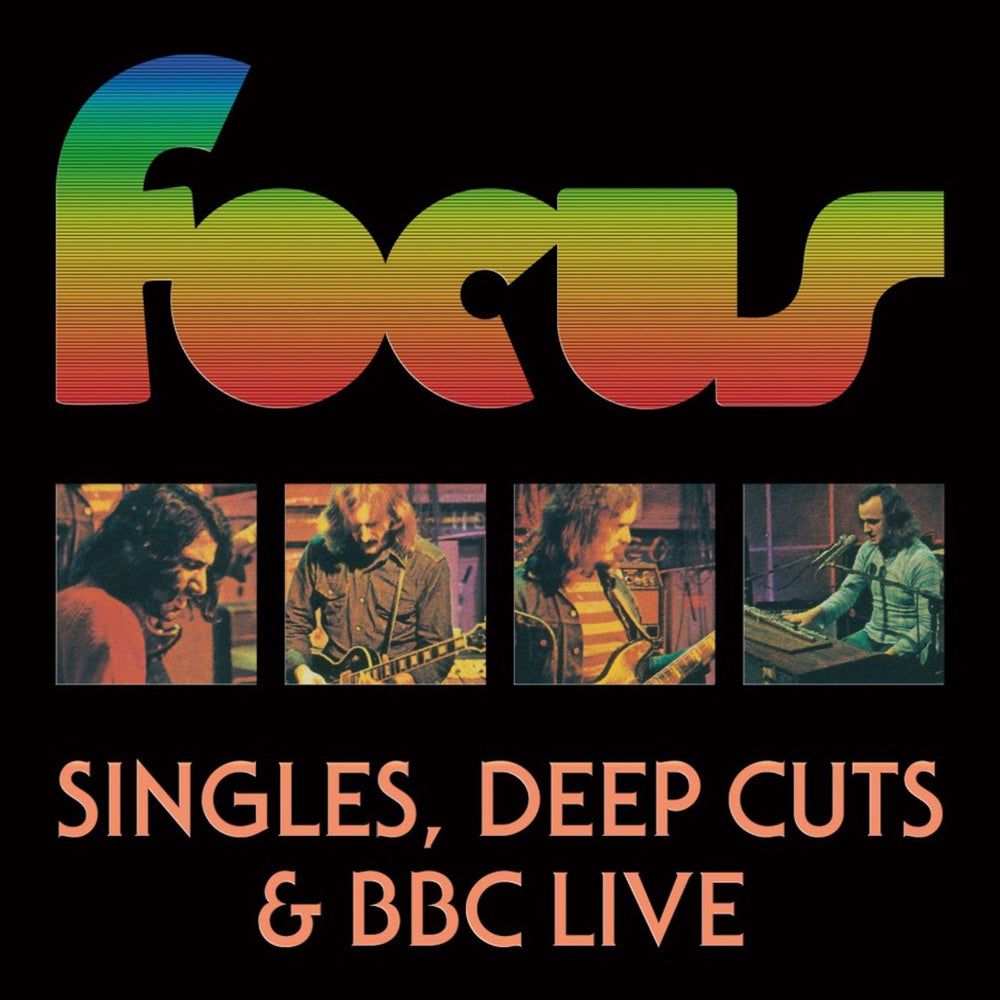 Focus Singles, Deep Cuts & BBC Live - Transparent Vinyl UK 2-LP vinyl record set (Double LP Album) FOC2LSI771568