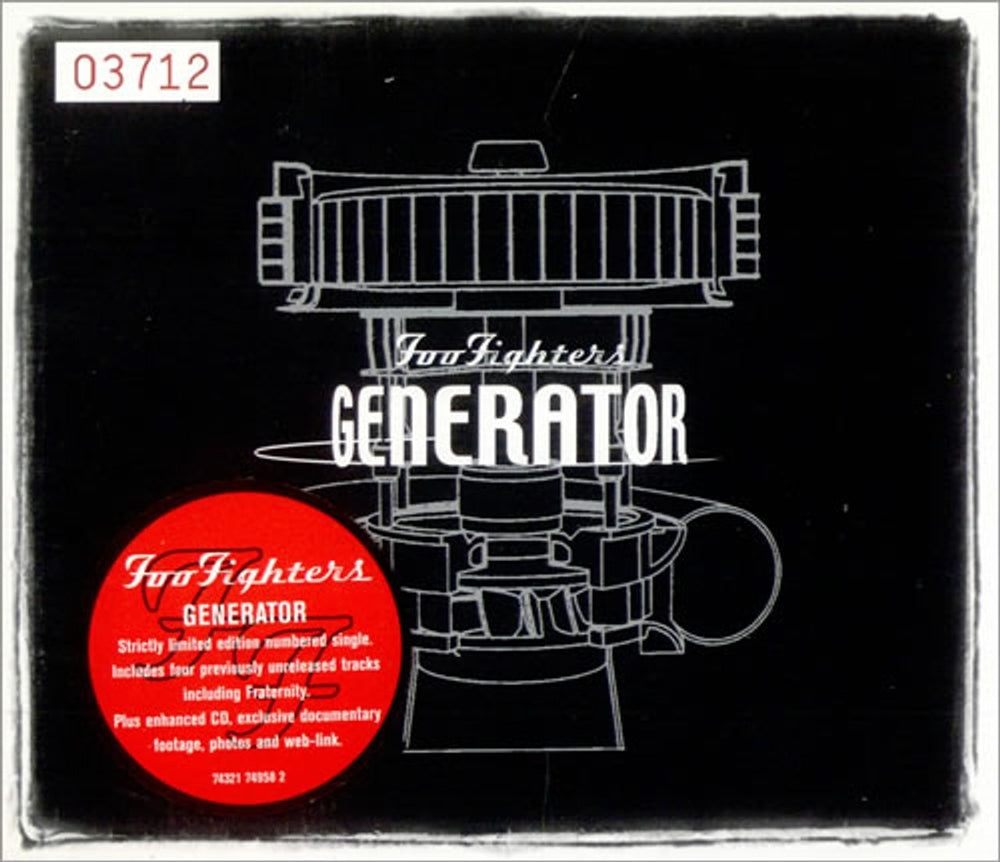 Foo Fighters Generator UK CD single (CD5 / 5") 74321749582