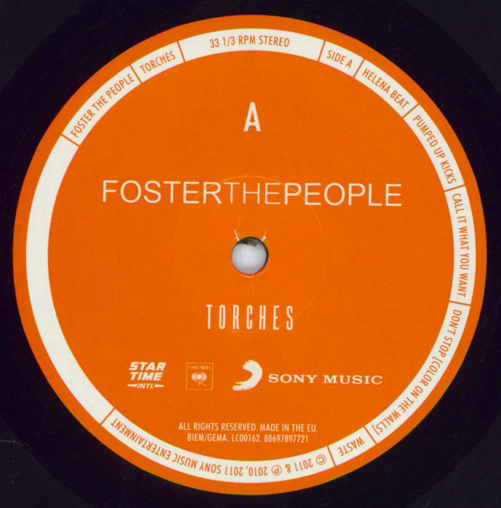 Foster The People Torches US vinyl LP album (LP record) FP8LPTO805084
