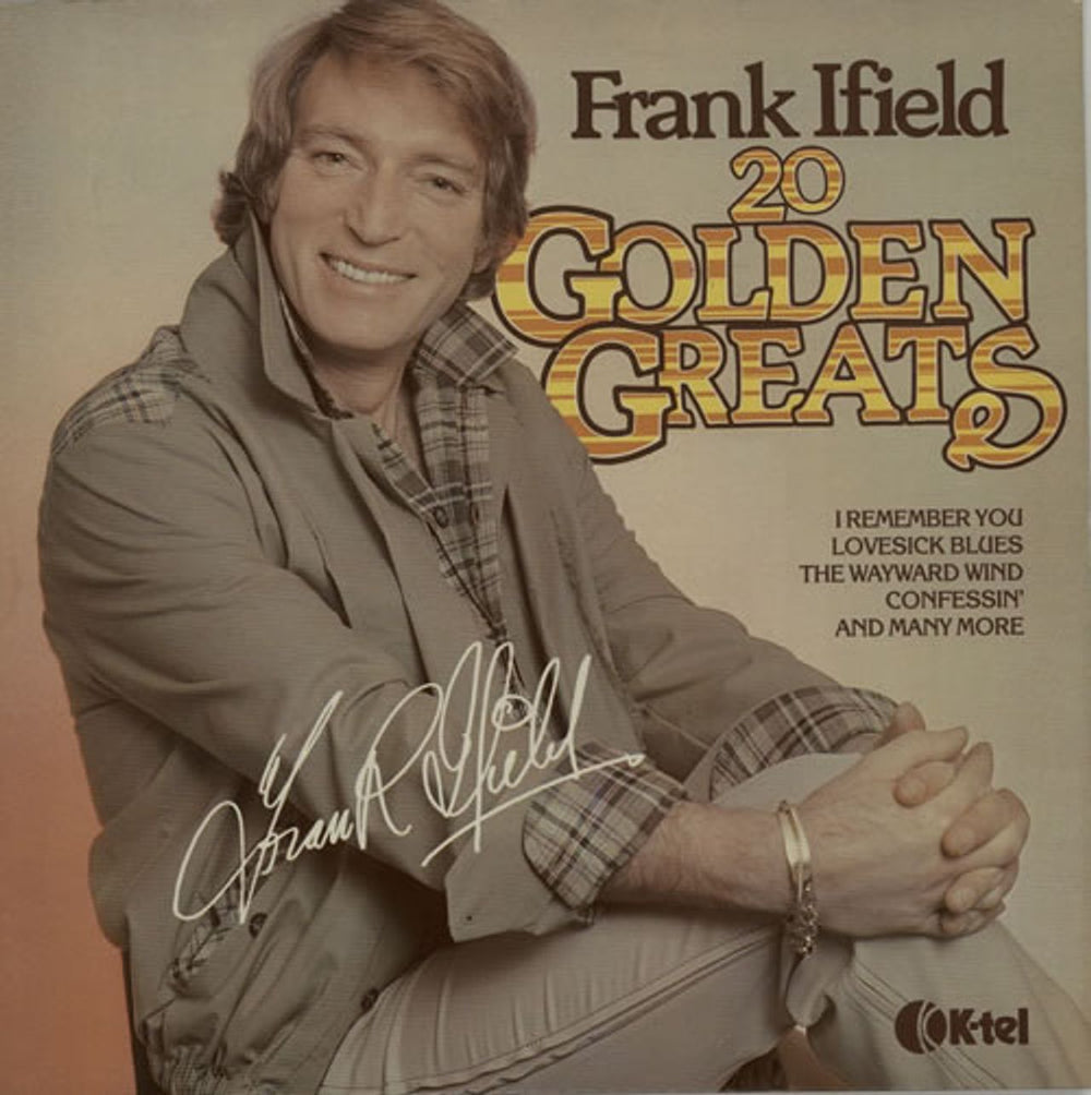 Frank Ifield 20 Golden Greats - Autographed UK vinyl LP album (LP record) NE1136