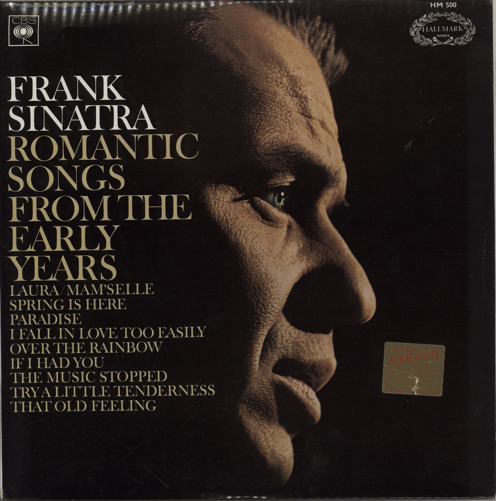 Frank Sinatra Romantic Songs From The Early Years UK vinyl LP album (LP record) SHM500