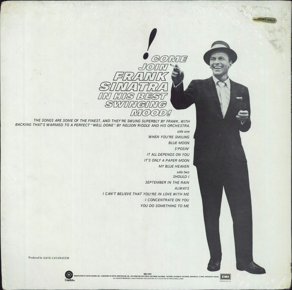 Frank Sinatra Sinatra's Swingin' Session !!! - Sealed US vinyl LP album (LP record)