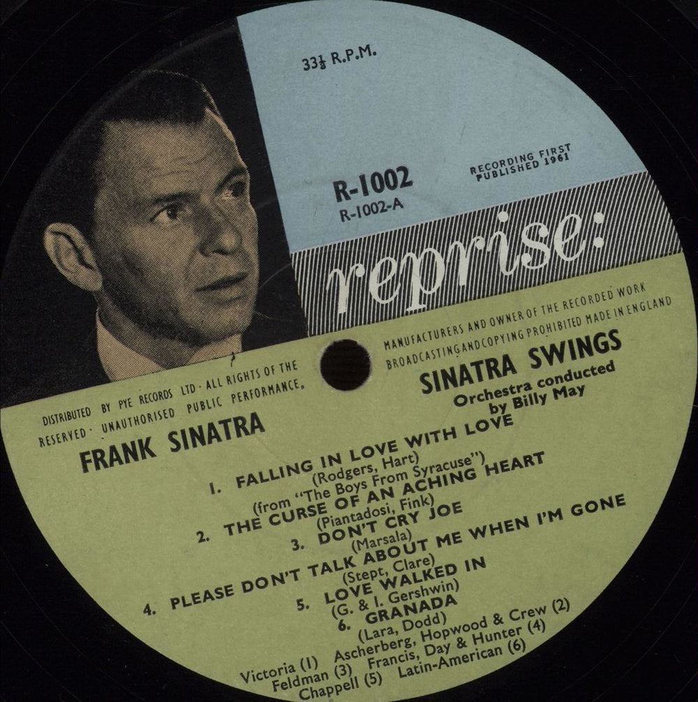 Frank Sinatra Sinatra Swings - 1st - EX UK vinyl LP album (LP record) FRSLPSI672833