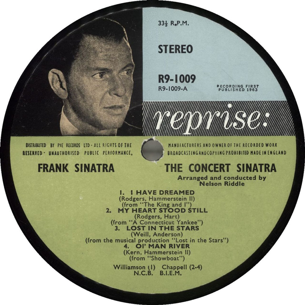 Frank Sinatra The Concert Sinatra - 1st UK vinyl LP album (LP record)