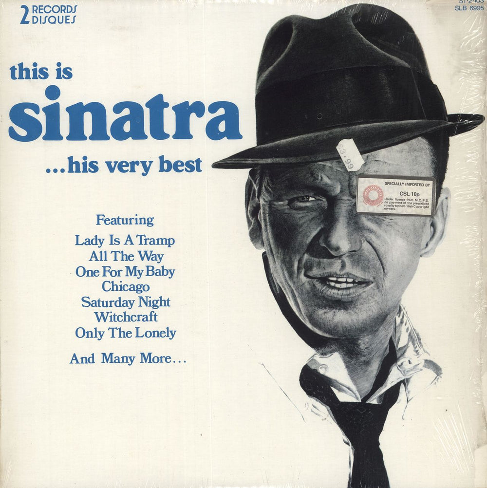 Frank Sinatra This Is Sinatra... His Very Best - shrink Canadian 2-LP vinyl record set (Double LP Album) SLB-6995