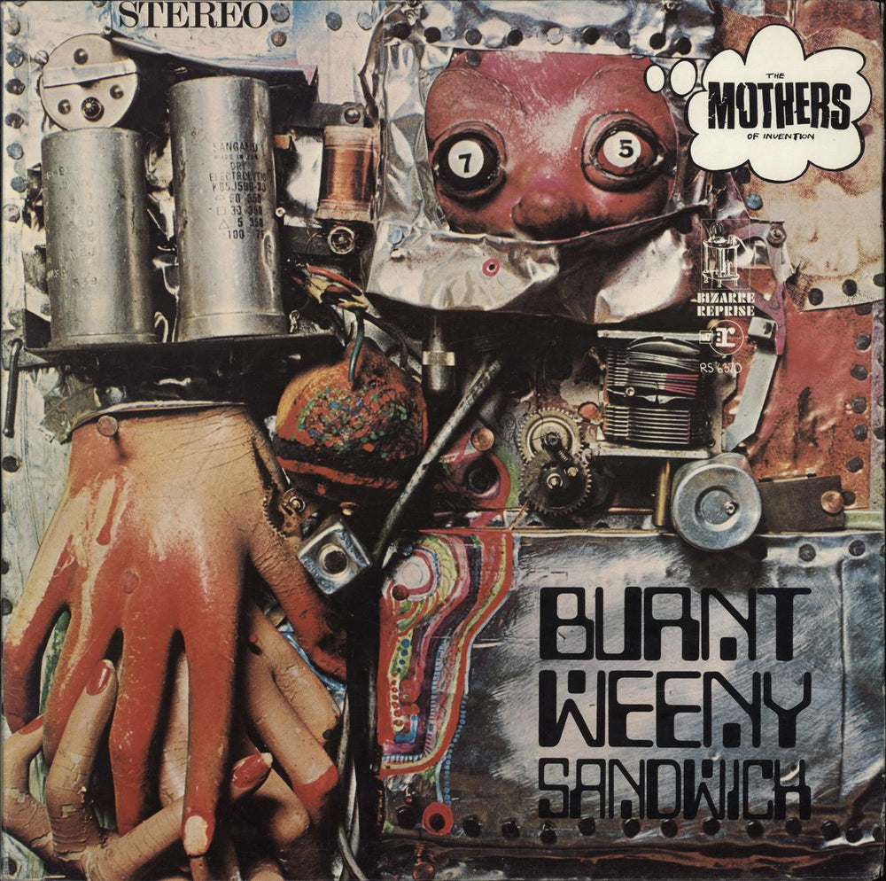 Frank Zappa Burnt Weeny Sandwich - Tan Label US vinyl LP album (LP record) RS6370