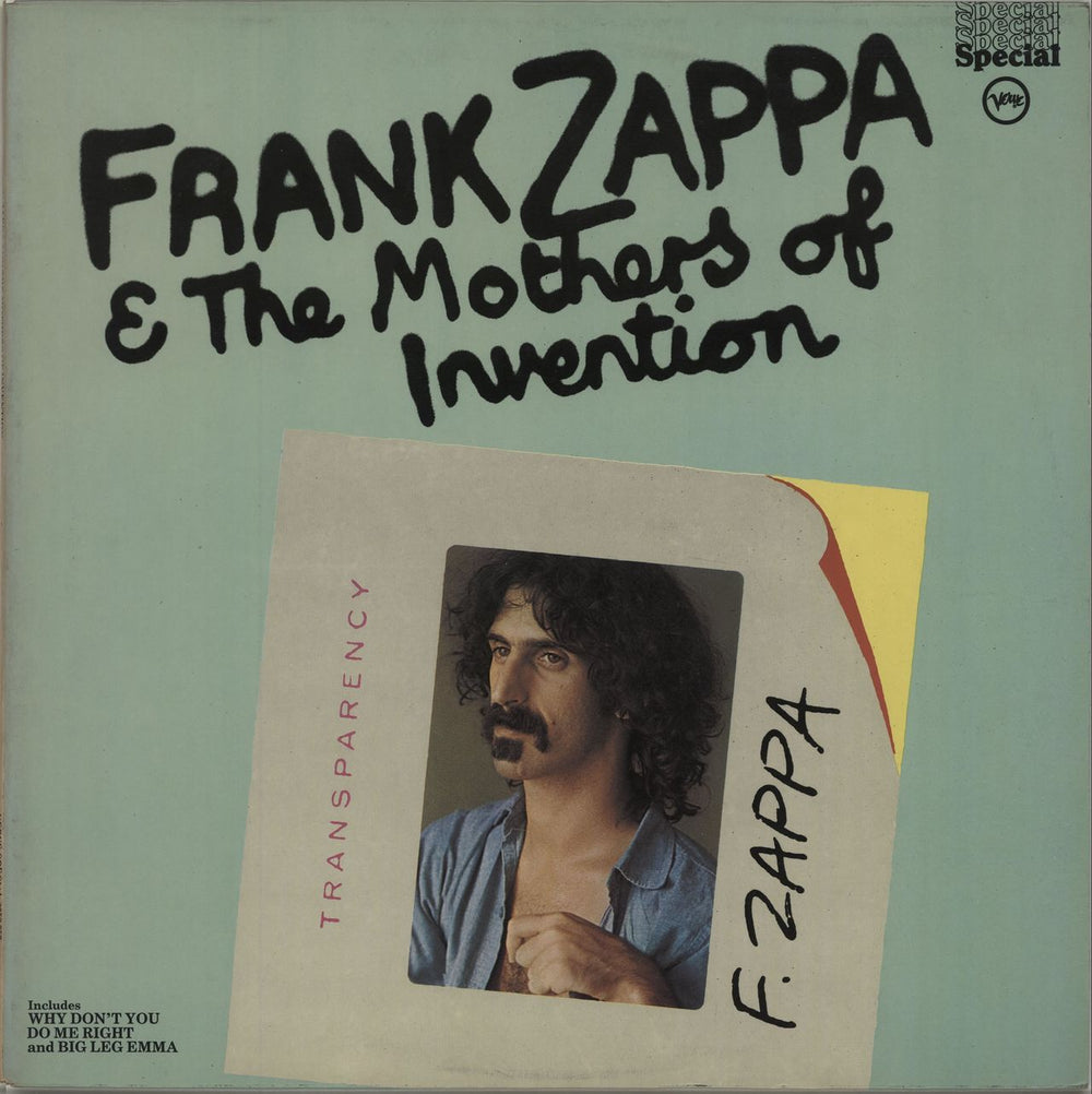 Frank Zappa Frank Zappa & The Mothers Of Invention UK vinyl LP album (LP record) 2352057