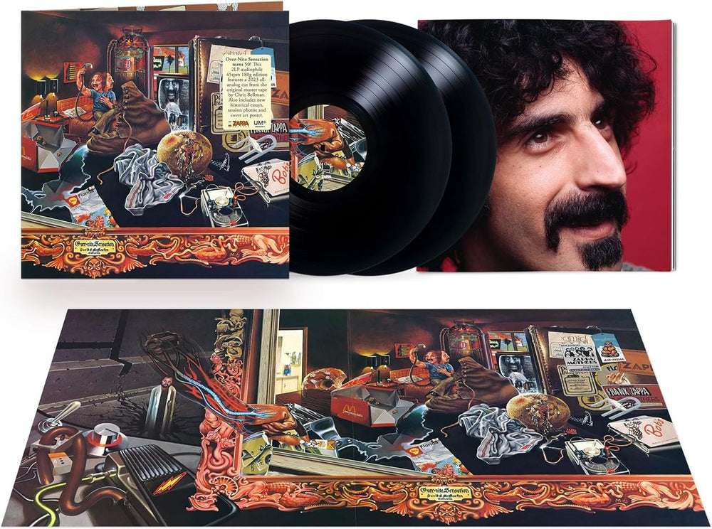 Frank Zappa Over-nite Sensation: Remastered 50th Anniversary - 180 Gram Vinyl - Sealed UK 2-LP vinyl record set (Double LP Album) ZAP2LOV830340