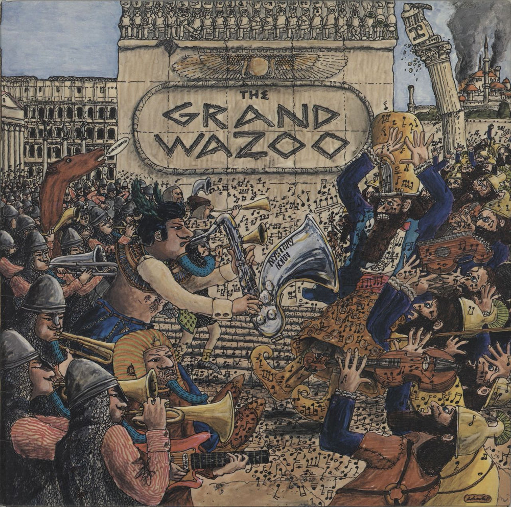 Frank Zappa The Grand Wazoo - 2nd UK vinyl LP album (LP record) K44209