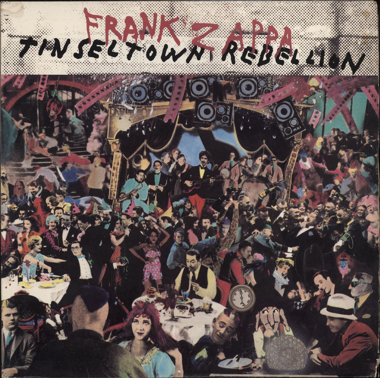 Frank Zappa Tinsel Town Rebellion South African 2-LP vinyl record set (Double LP Album) AGP103/104
