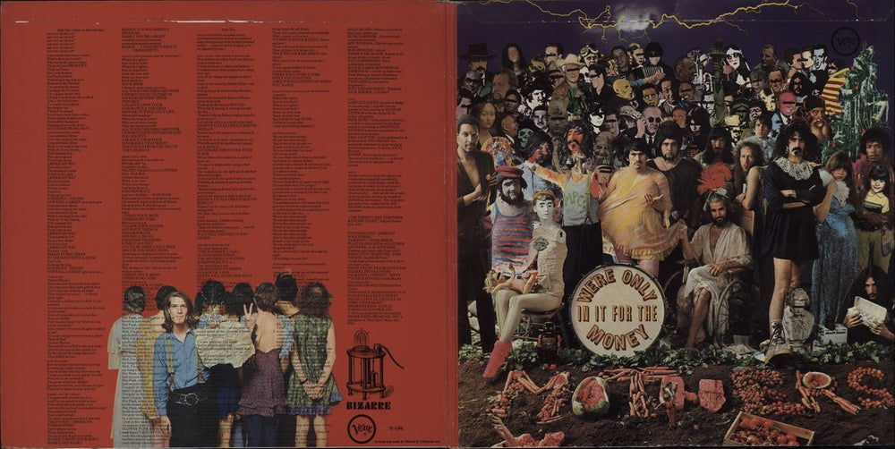 Frank Zappa We're Only In It For The Money - VG UK vinyl LP album (LP record)