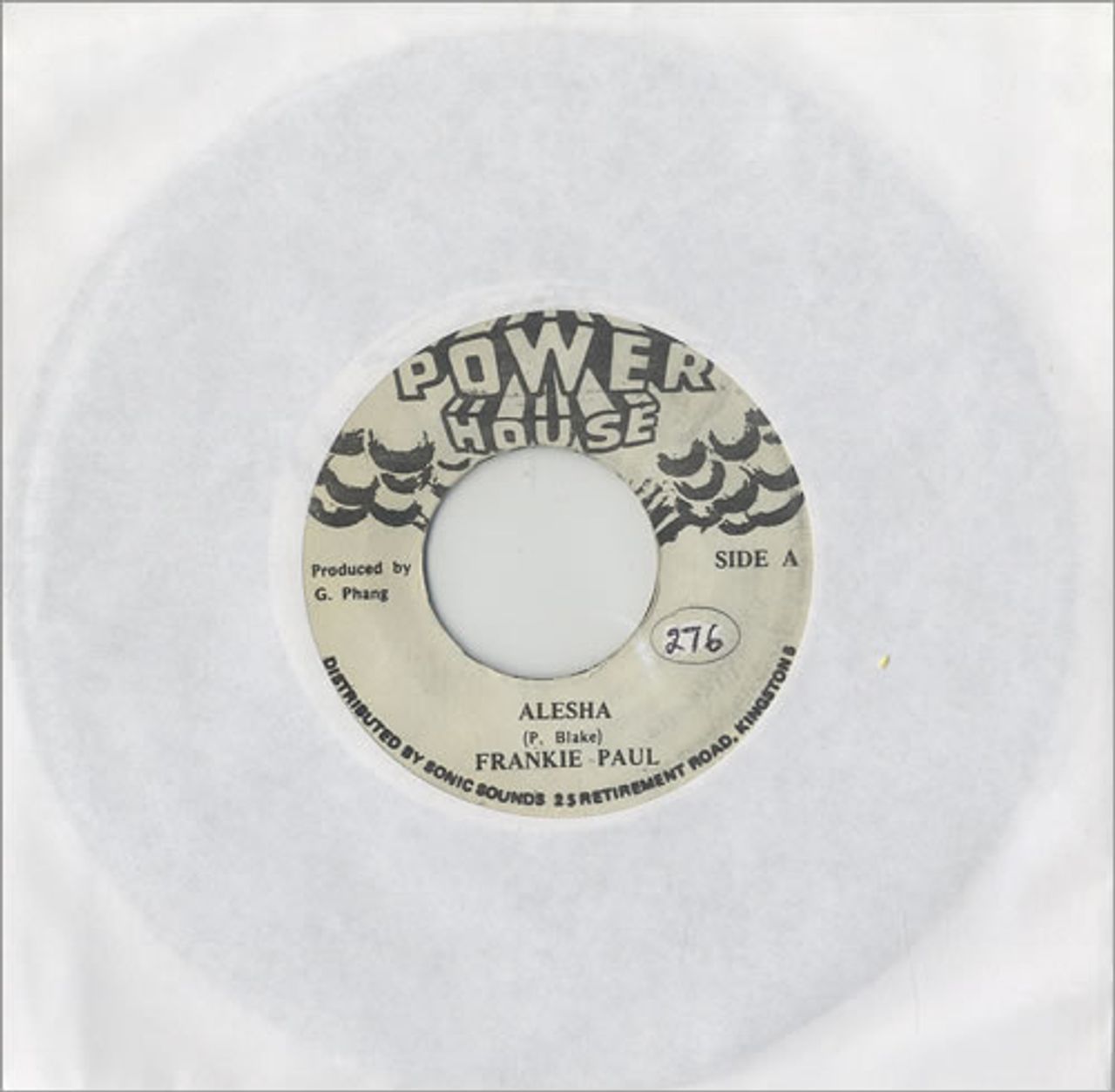 Frankie Paul Alesha Jamaican 7" vinyl single (7 inch record / 45) DSR6997