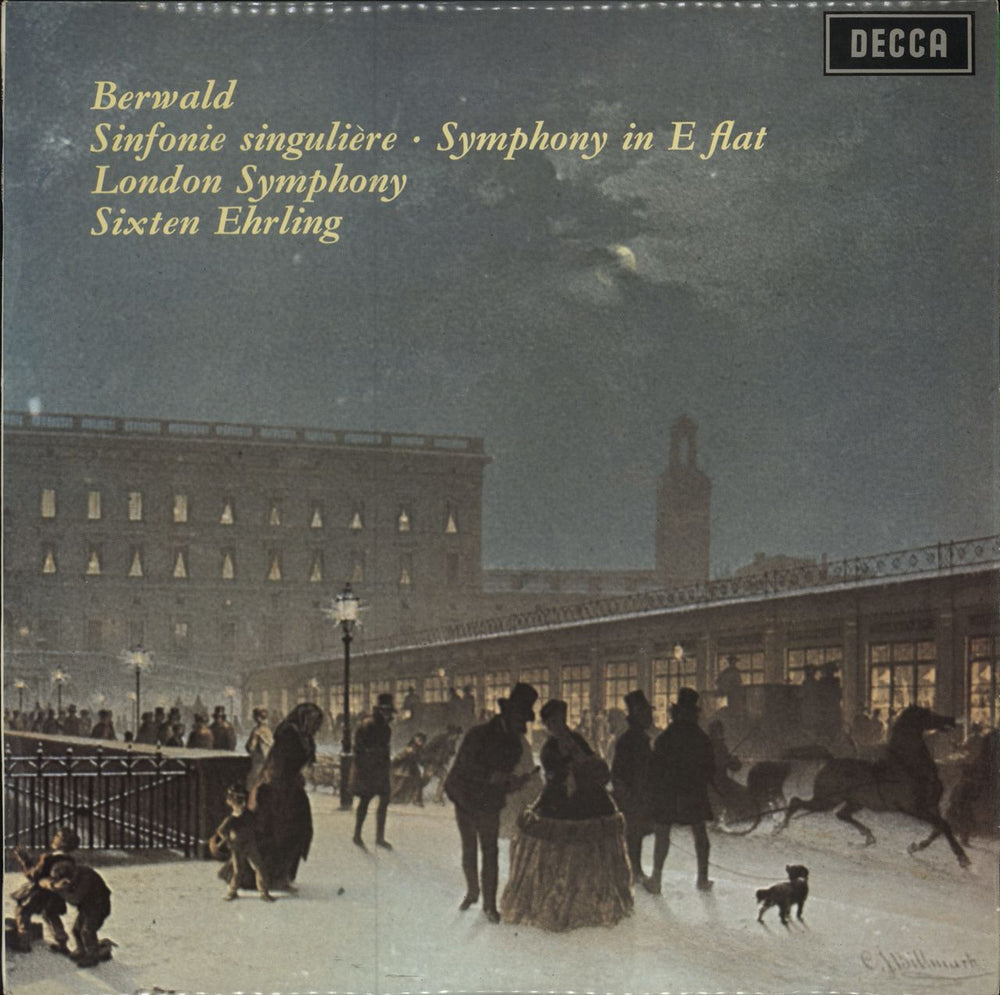 Franz Berwald Sinfonie Singulière / Symphony In E Flat - 1st UK vinyl LP album (LP record) SXL6374