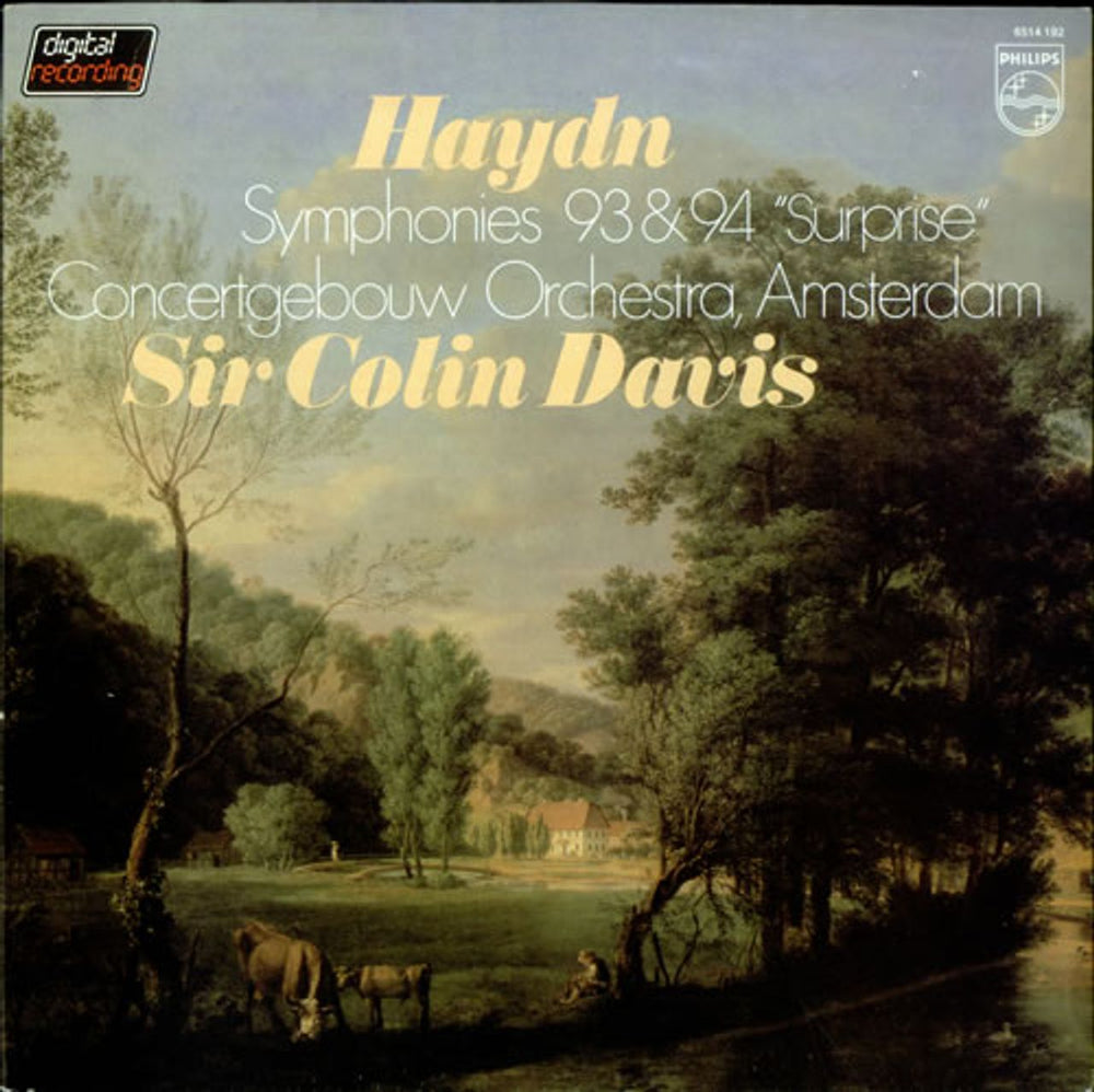 Franz Joseph Haydn Symphonies No.93 & 94 "Surprise" Dutch vinyl LP album (LP record) 6514192