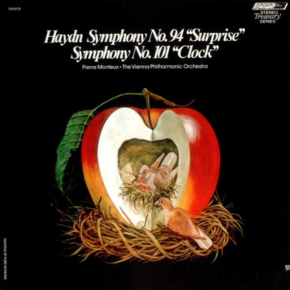 Franz Joseph Haydn Symphony No. 94 'Surprise' & Symphony No. 101 'Clock' US vinyl LP album (LP record) STS15178