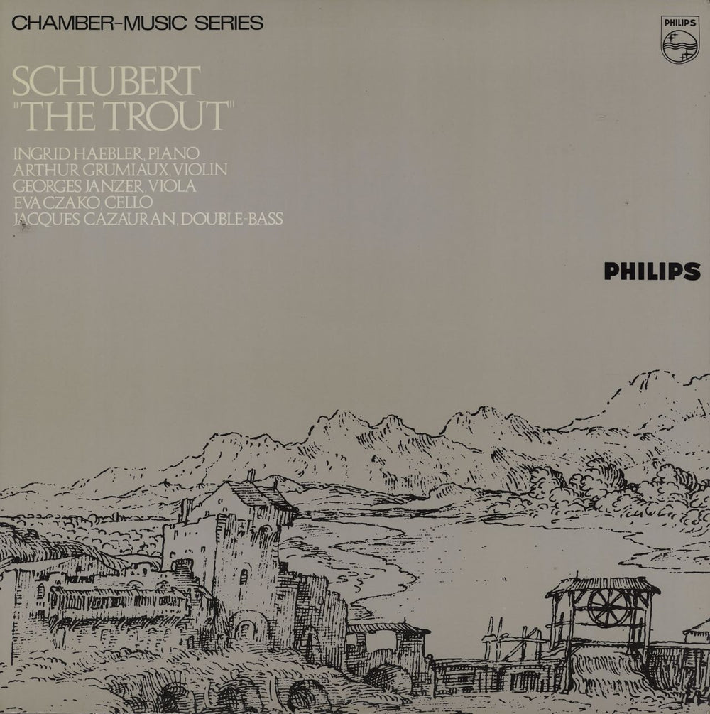 Franz Schubert Piano Quintet In A, Op.114 (D.667) "The Trout" UK vinyl LP album (LP record) SAL3621