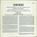 Franz Schubert String Quartets 'Death And The Maiden' & 'Quartettsatz' UK vinyl LP album (LP record)