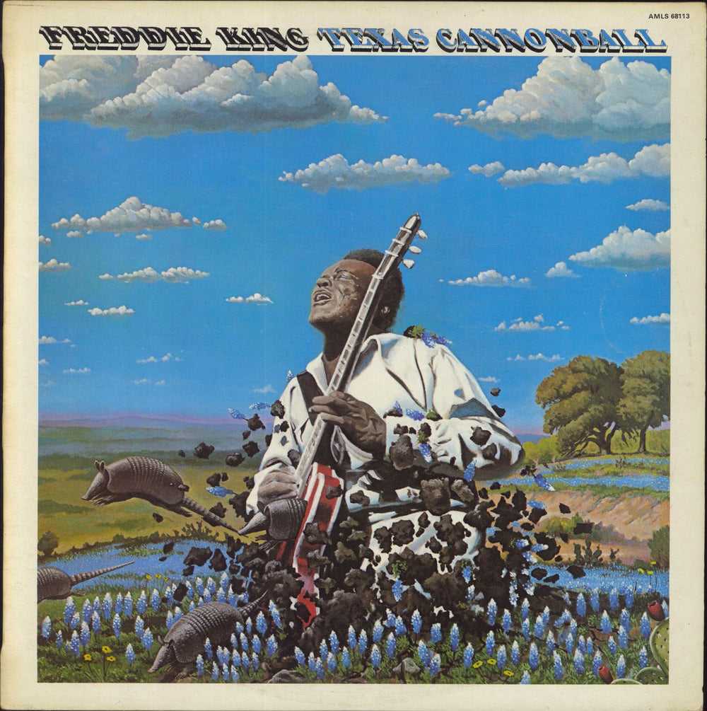 Freddie King Texas Cannonball UK vinyl LP album (LP record) AMLS68113