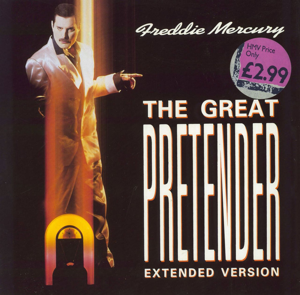 Freddie Mercury The Great Pretender UK 12" vinyl single (12 inch record / Maxi-single) 12R6151