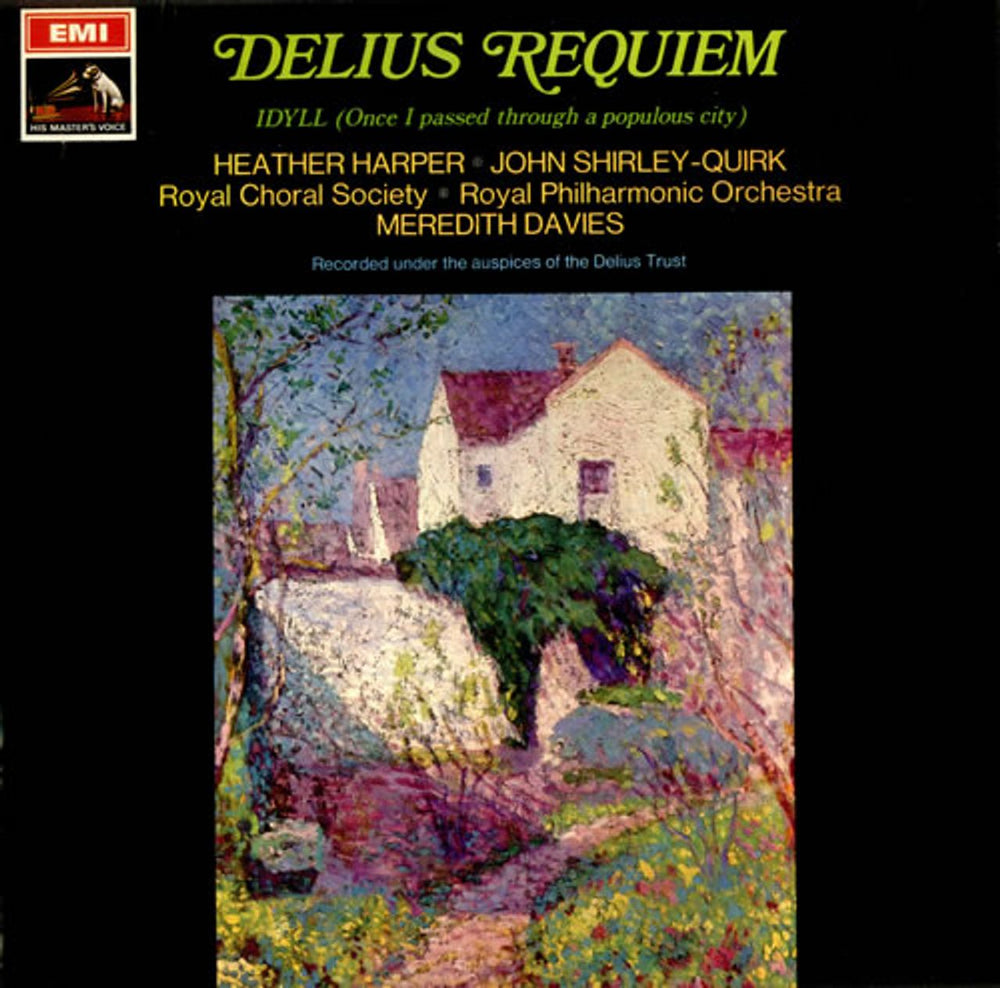 Frederick Delius Requiem / Idyll UK vinyl LP album (LP record) ASD2397