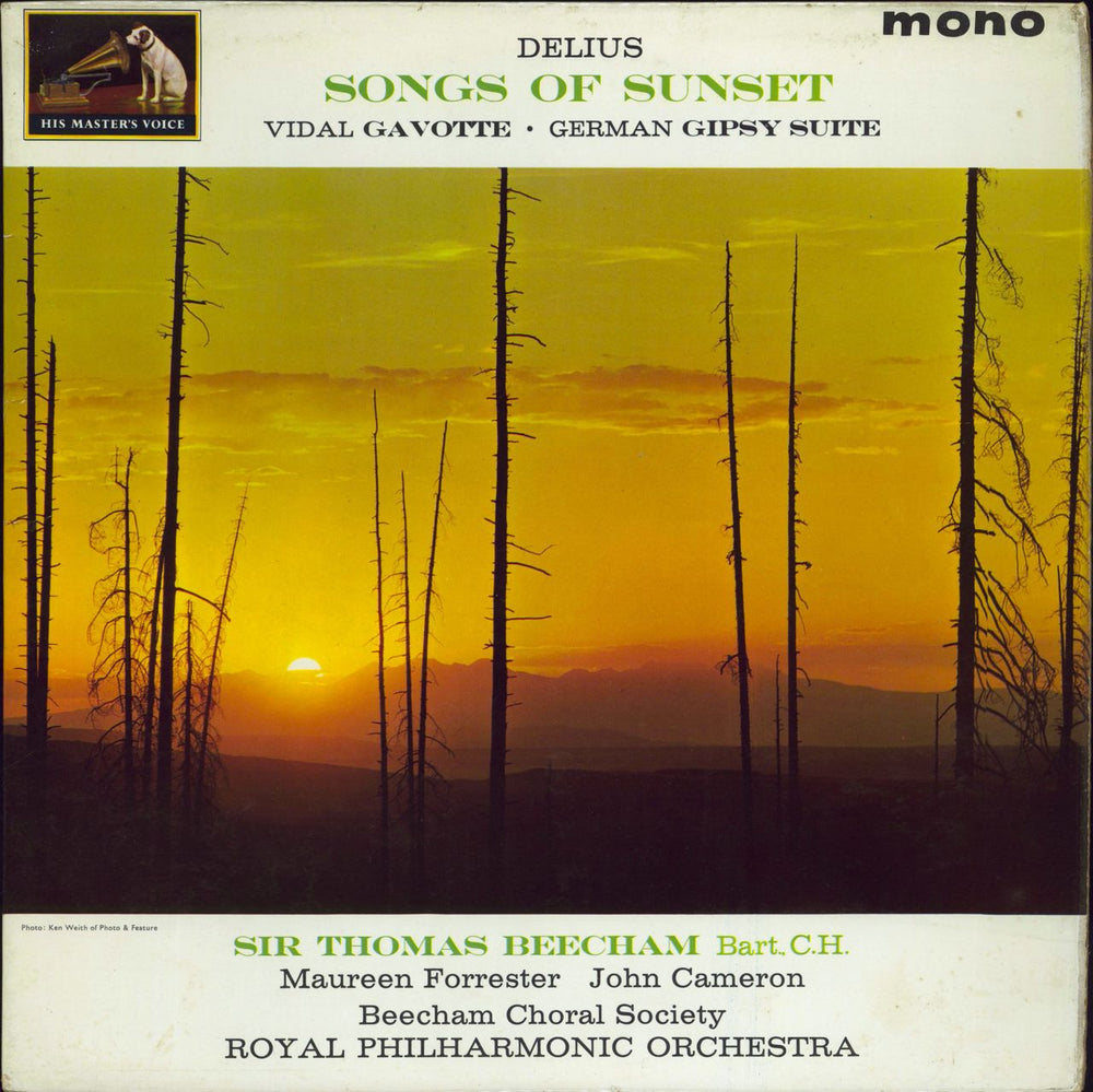 Frederick Delius Songs Of Sunset / Gavotte / Gypsy Suite UK vinyl LP album (LP record) ALP1983