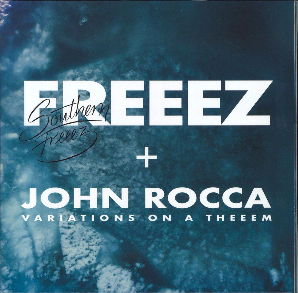 Freeez Southern Freeez / Variations On A Theeem - Blue Marble + Grey Splatter UK vinyl LP album (LP record) BBQ2166LP