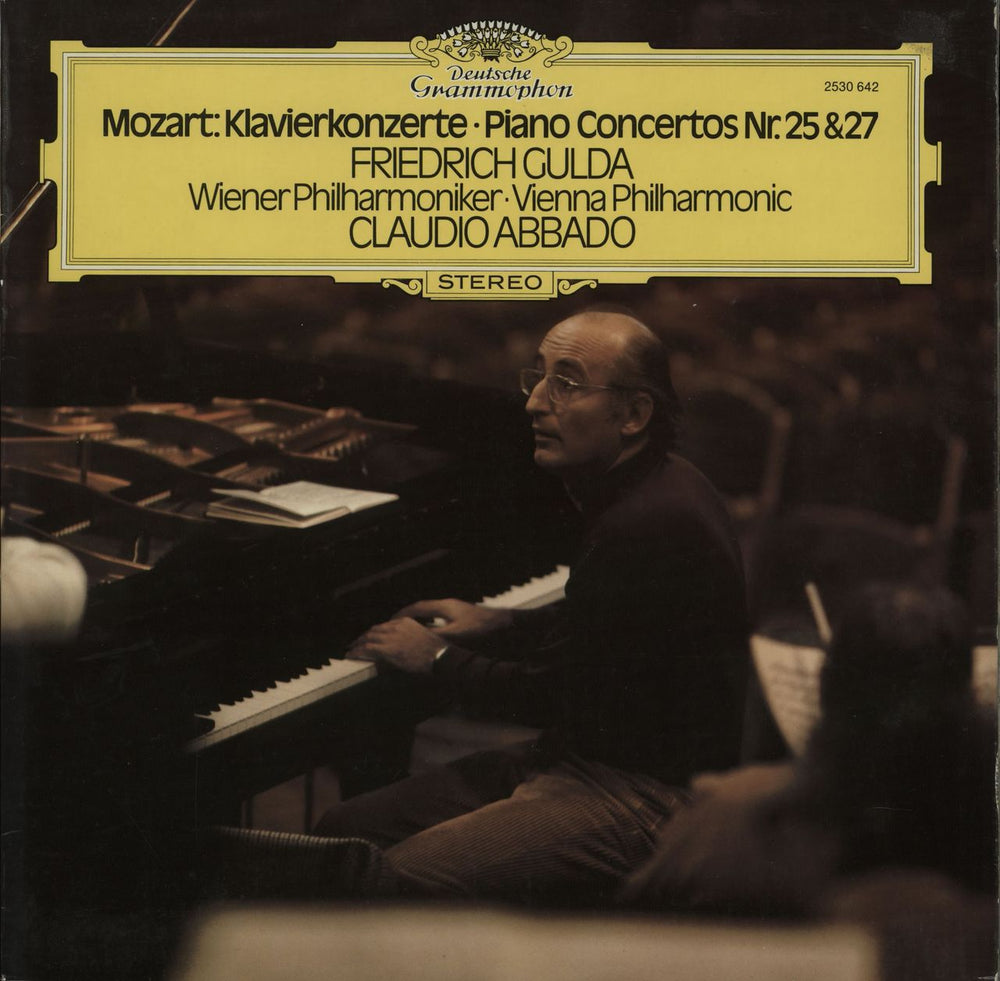 Friedrich Gulda Mozart: Klavierkonzerte · Piano Concertos Nr. 25 & 27 German vinyl LP album (LP record) 2530642