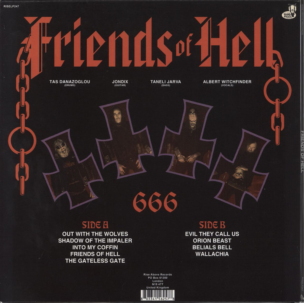 Friends Of Hell Friends of Hell UK vinyl LP album (LP record)