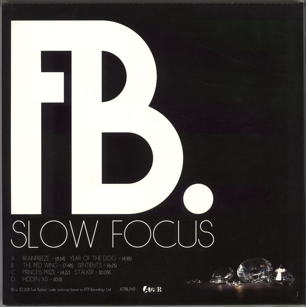 Fuck Buttons Slow Focus UK 2-LP vinyl record set (Double LP Album)