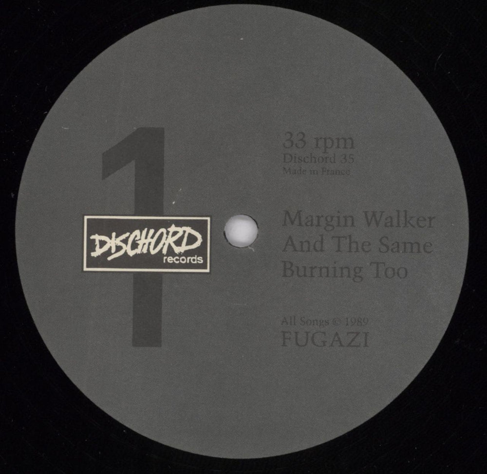 Fugazi Margin Walker - EX US 12" vinyl single (12 inch record / Maxi-single) FUA12MA829269