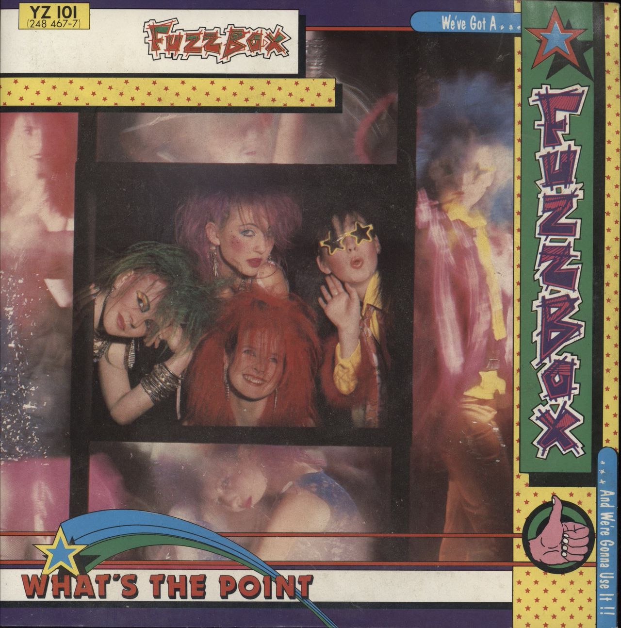 Fuzzbox What's The Point UK 7" vinyl single (7 inch record / 45) YZ101