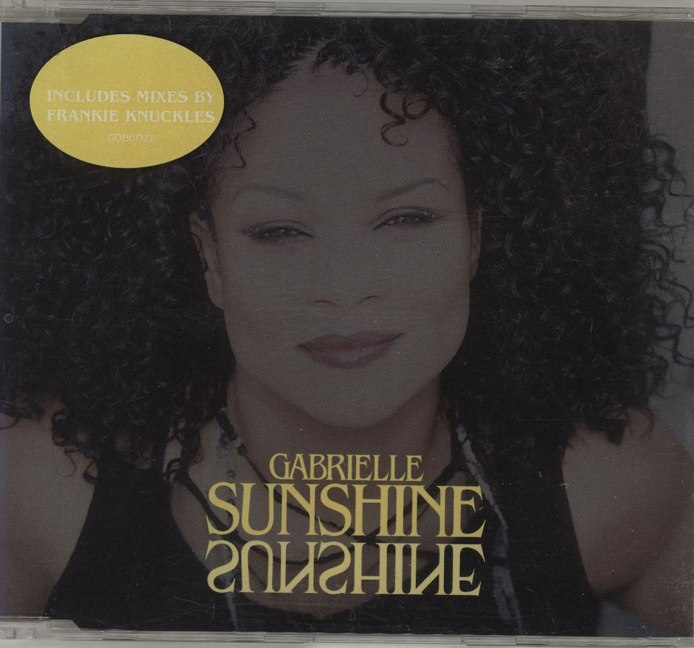 Gabrielle Sunshine - Frankie Knuckles Mixes UK CD single (CD5 / 5") GOBCD23