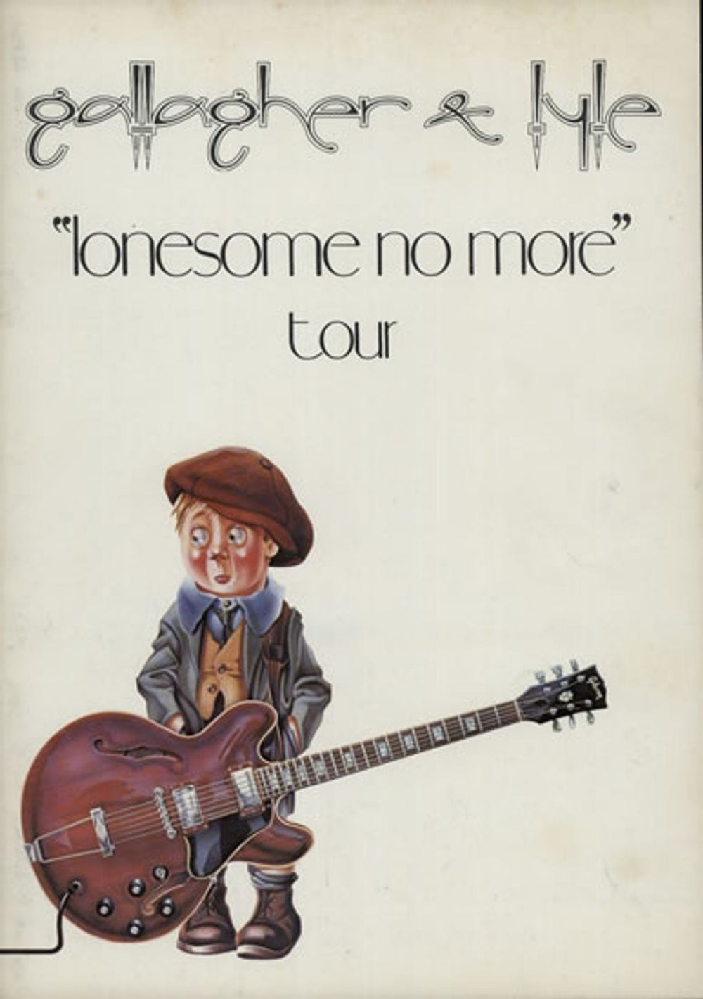 Gallagher And Lyle Lonesome No More Tour UK tour programme TOUR PROGRAMME