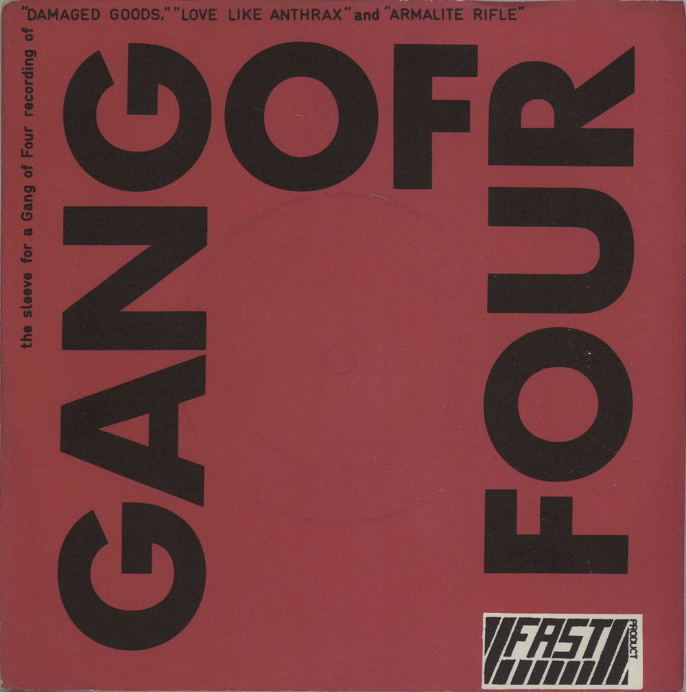 Gang Of Four Damaged Goods - 1st - EX UK 7" vinyl single (7 inch record / 45) FAST5