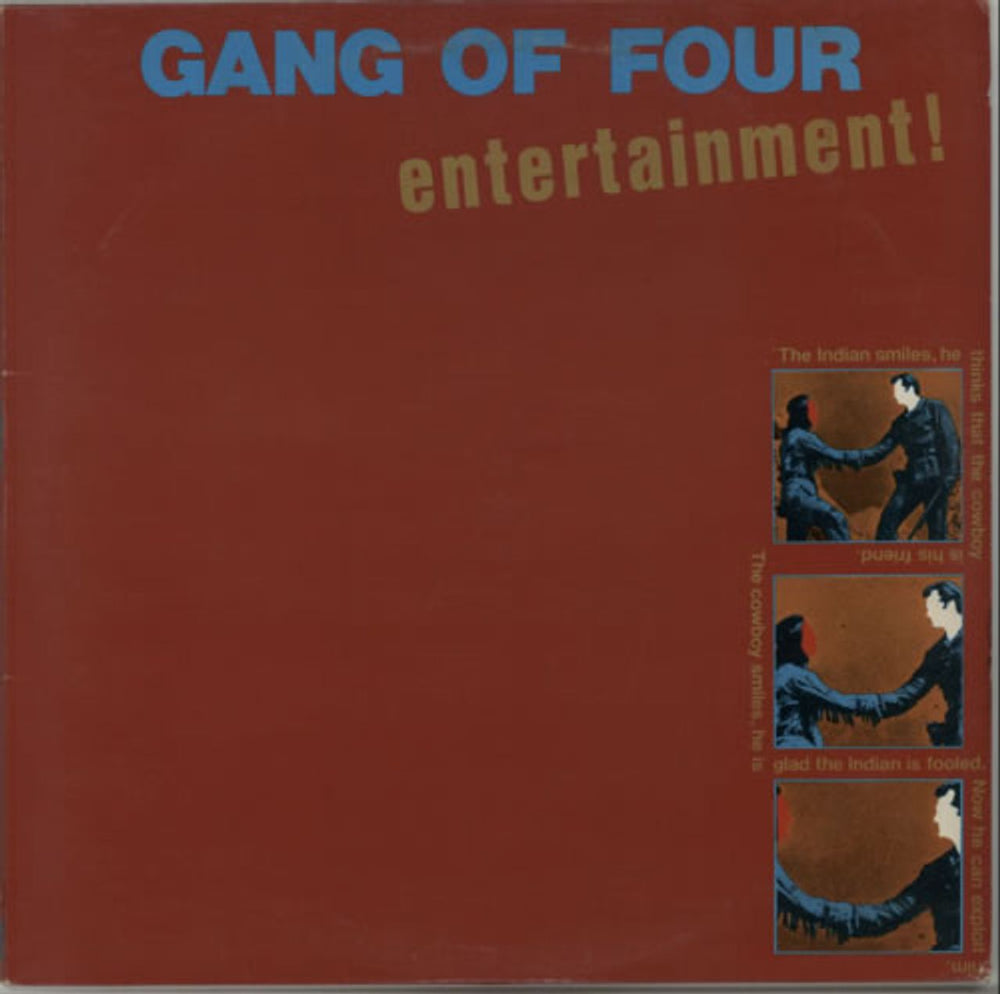 Gang Of Four Entertainment - EX UK vinyl LP album (LP record) EMC3313